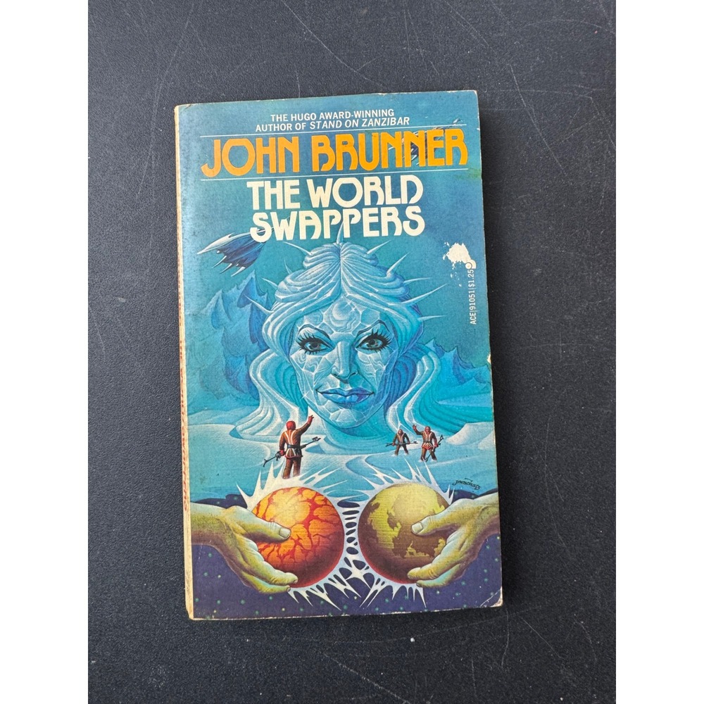 The World Swappers John Brunner Vintage Science Fiction Paperback Ace Books 1959